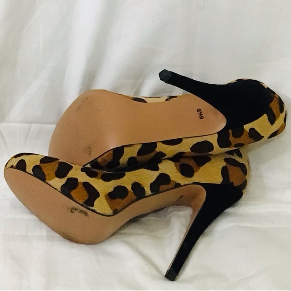 Talbots Pony Hair Platform Heels - Picture 7 of 12